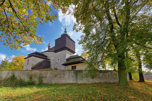 Kraj blanických rytířů - rotunda v Pravoníně